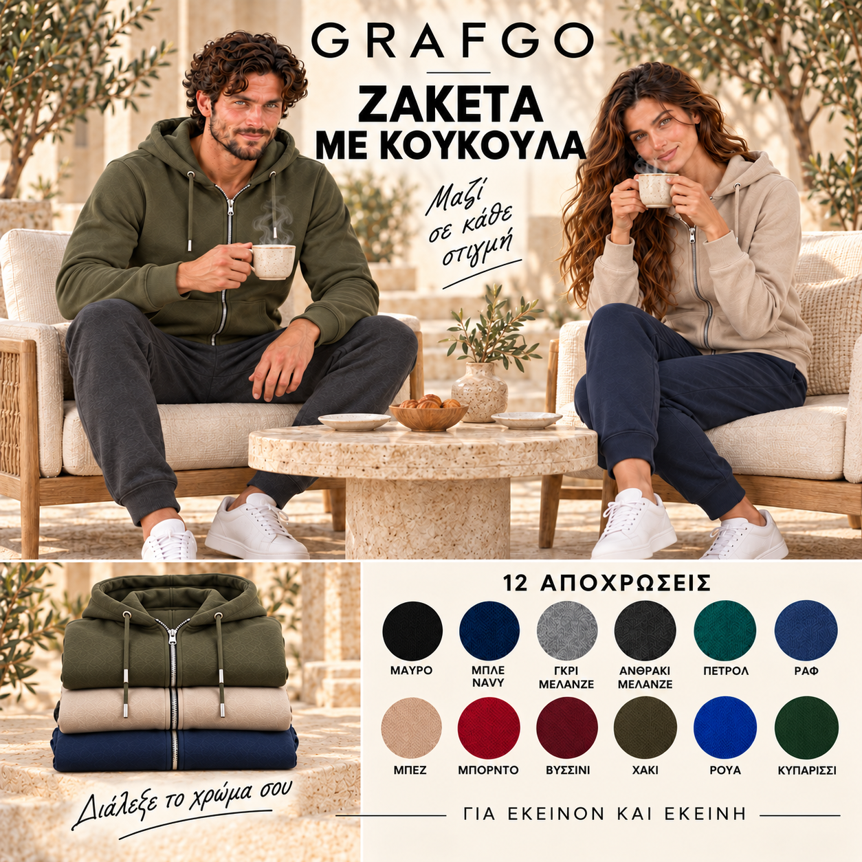 Ζακέτα με Κουκούλα